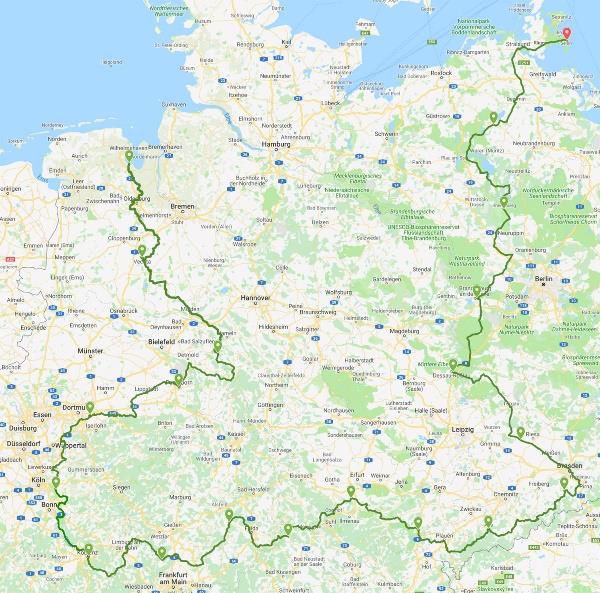 Map Radfernfahrt 600x593
