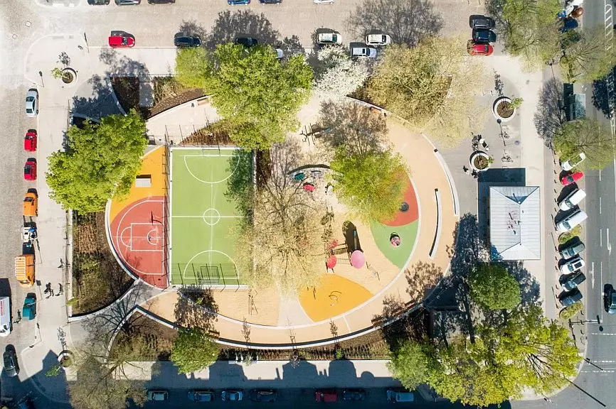 Moltkeplatz im Stadtteil List